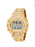 Activa Soluna X Invicta Digital Men's Watch - 51mm, Gold