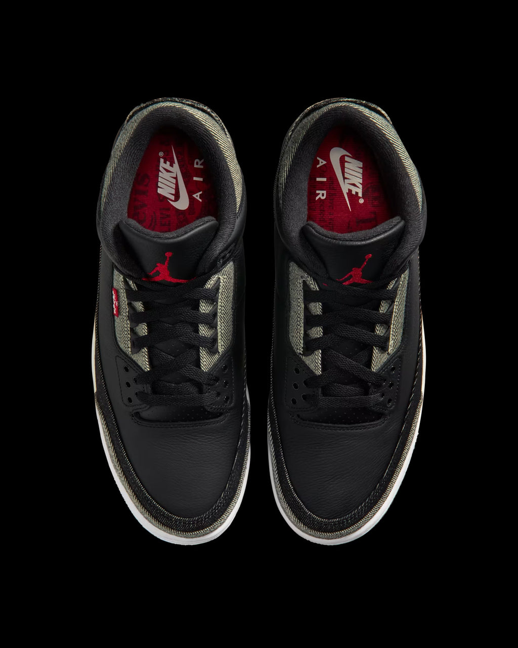 Jordan Retro 3 Levi’s Black