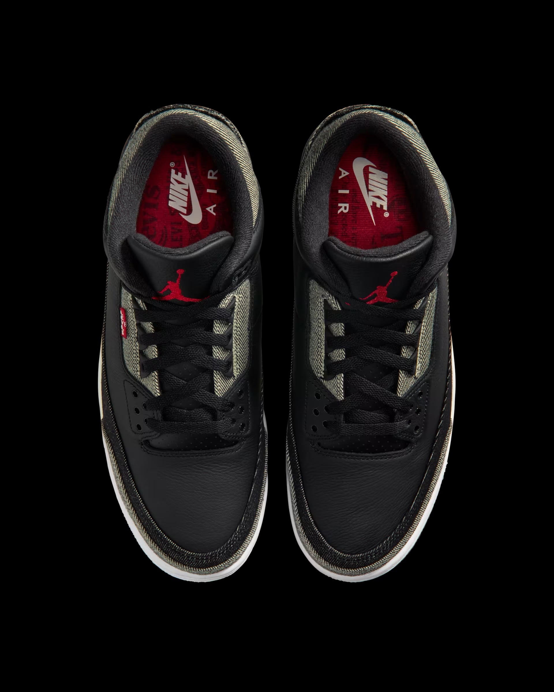 Jordan Retro 3 Levi’s Black