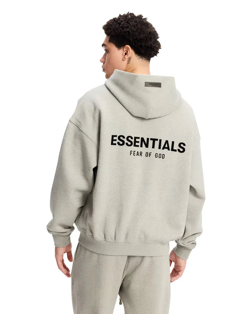 Fear of God Essentials Dark Oatmeal Hoodie