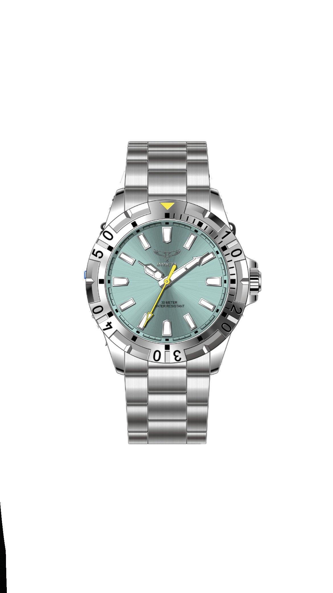Invicta Specialty Men
42Mm Metal Silver Light Blue
Dial Mg68 Quartz