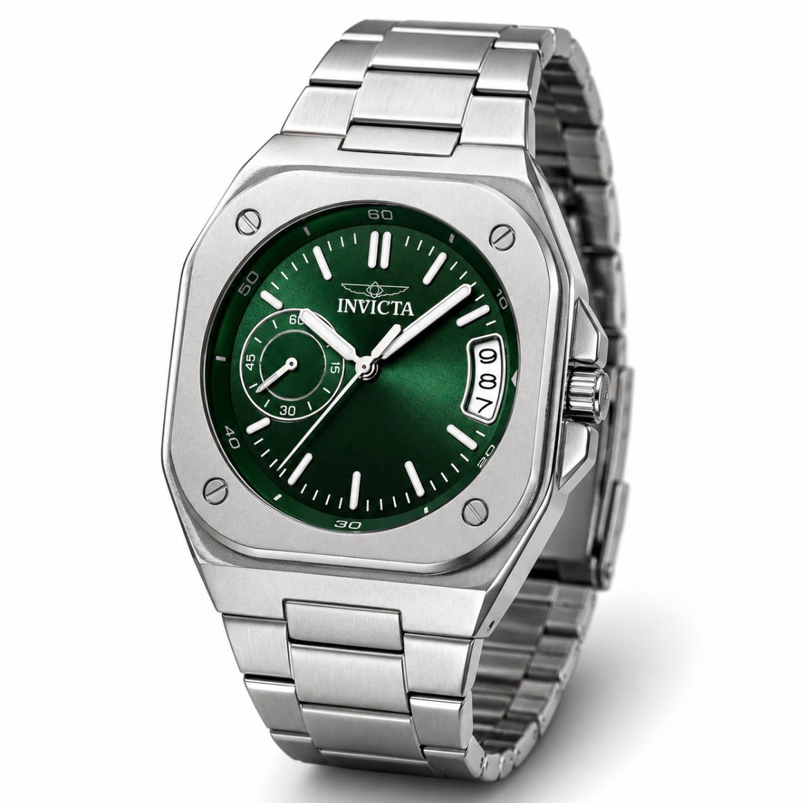 Invicta Cuadro Men's Watch - 42.3mm, Silver (70658)