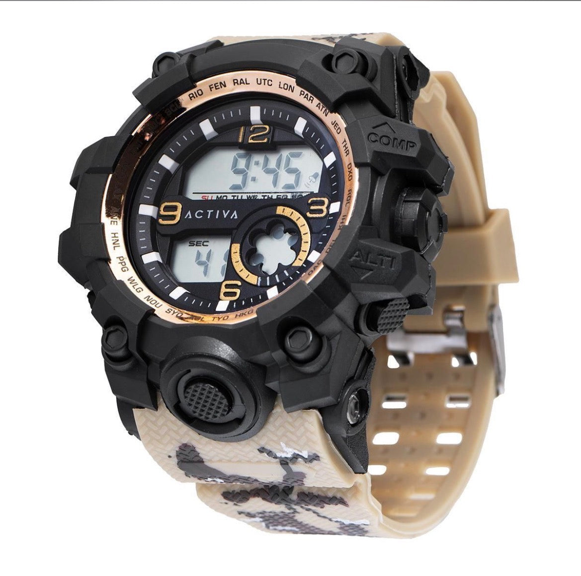 Activa
Endurance X Invicta Men's
Digital Watch - 54.5mm. Tan
(ACW435-005)