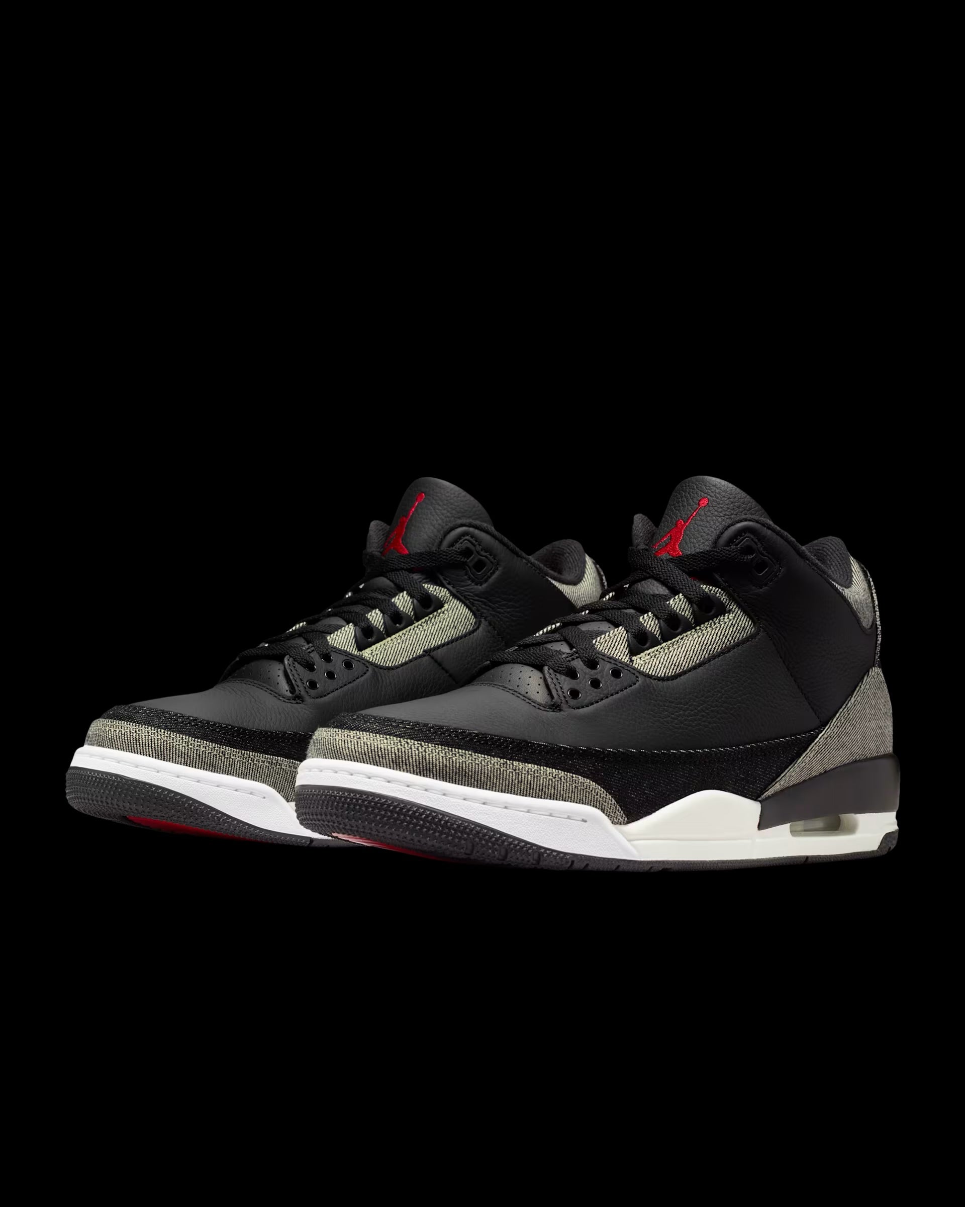Jordan Retro 3 Levi’s Black